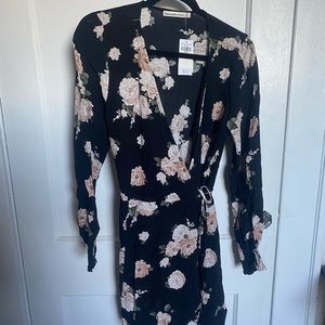 Abercrombie wrap dress with floral print